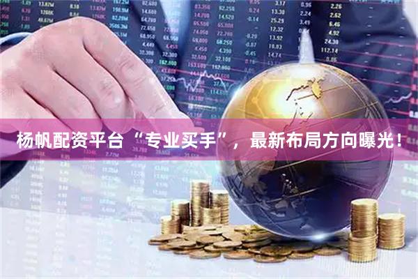 杨帆配资平台 “专业买手”，最新布局方向曝光！